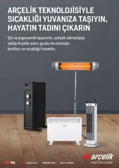 Arçelik Katalog Isıtıcı 01.09.2022 - Broşürünün önizlemesi