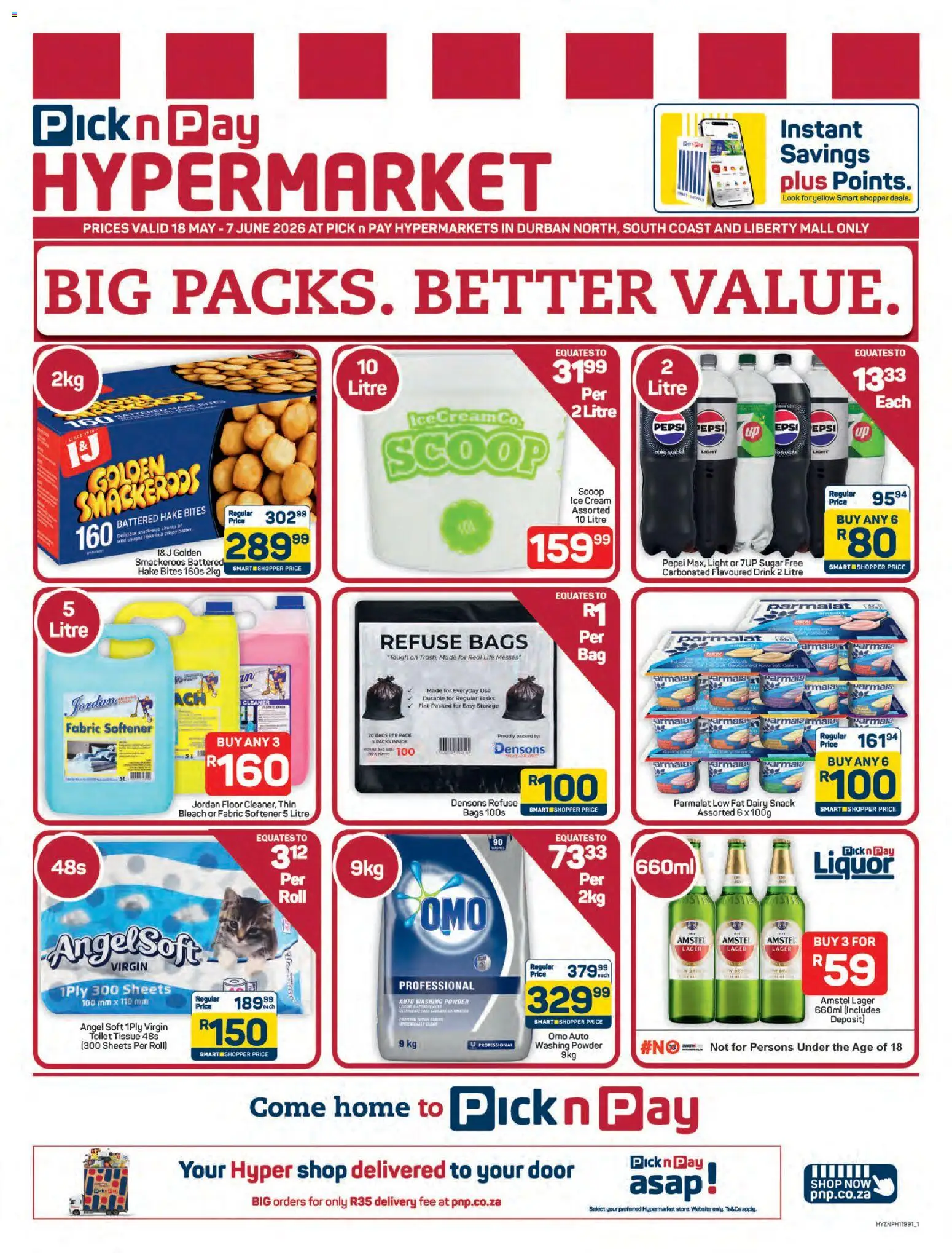 Preview of Pick n Pay flyer valid from 18/05/2026