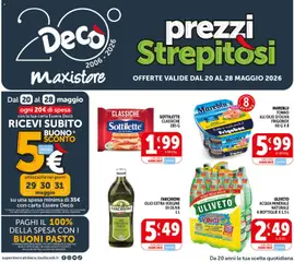 Anteprima dell'opuscolo Decò volantino MaxiStore Salerno dal negozio Decò valido da 20/05/2026