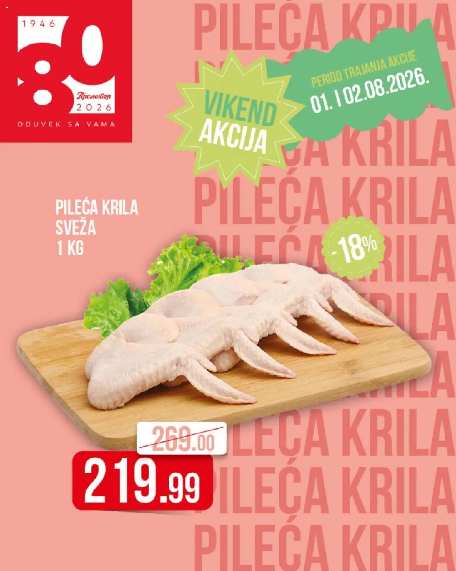 Pregled Metalac Proleter kataloga - važi od 01.08.2026