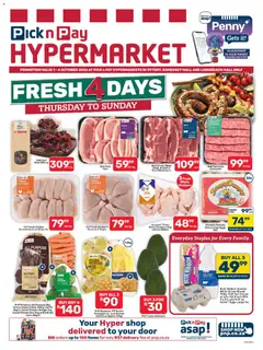 Preview of Pick n Pay flyer valid from 01/10/2026