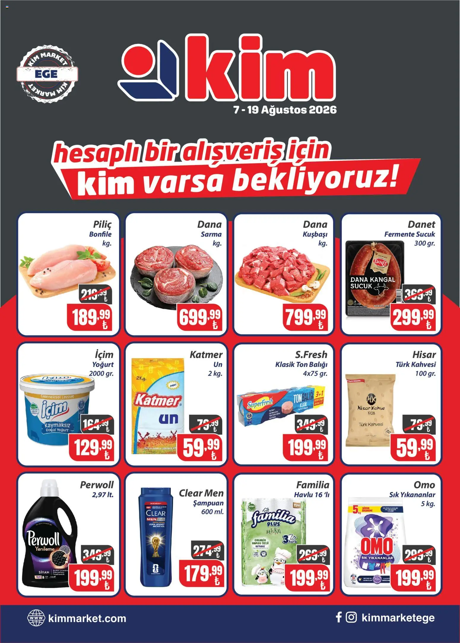 Kim Market Kim Market Katalog 07.08.2026 - Broşürünün önizlemesi