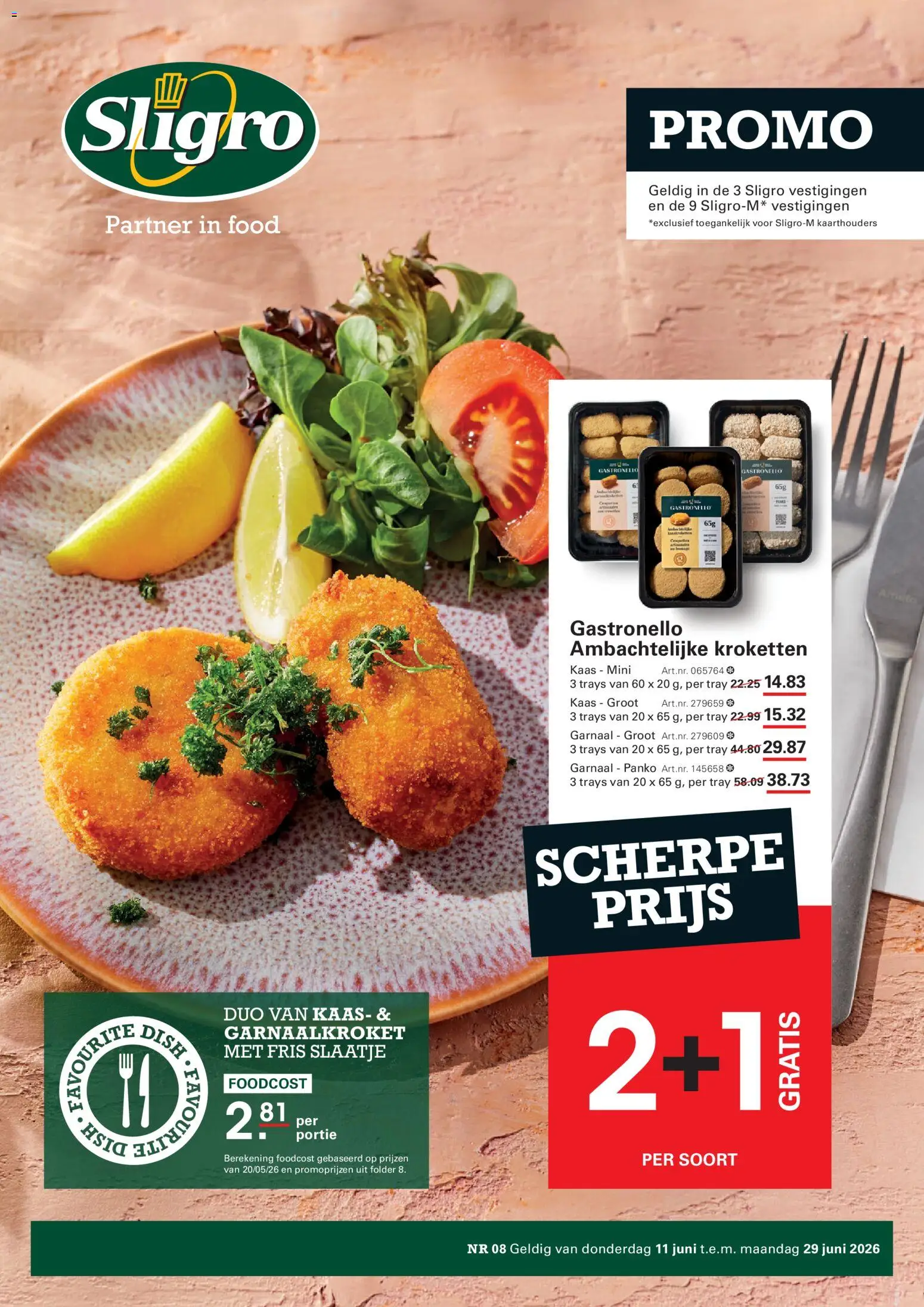 Voorbeeld van Sligro Promo van winkel Sligro geldig vanaf 11/06/2026