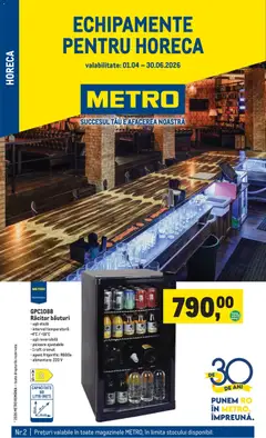 Previzualizarea de cataloage: Metro Metro Catalog Soluții Nealimentare pentru HoReCa valabil de la 01.04.2026