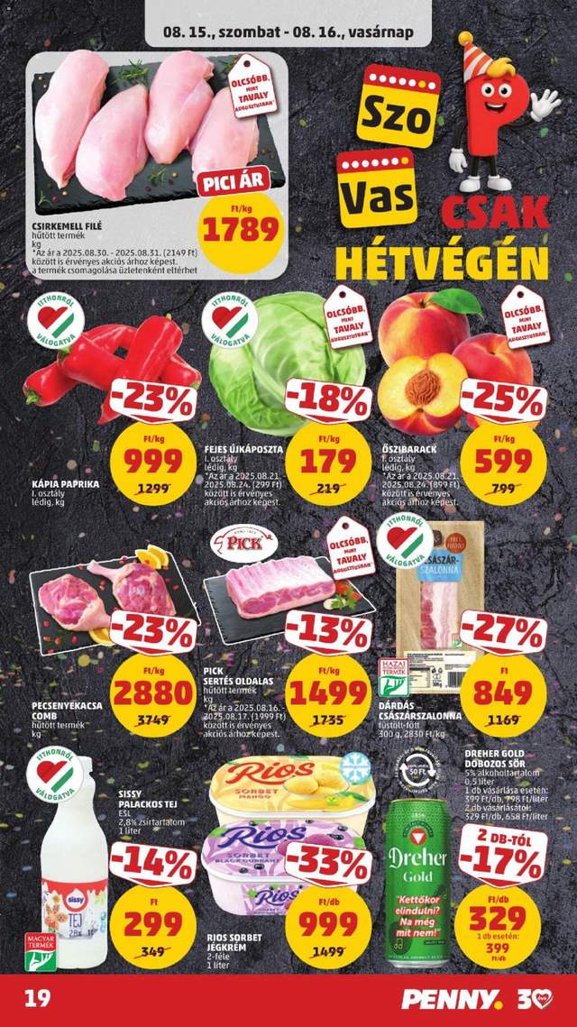 Új Penny akciós újság 08.13.
