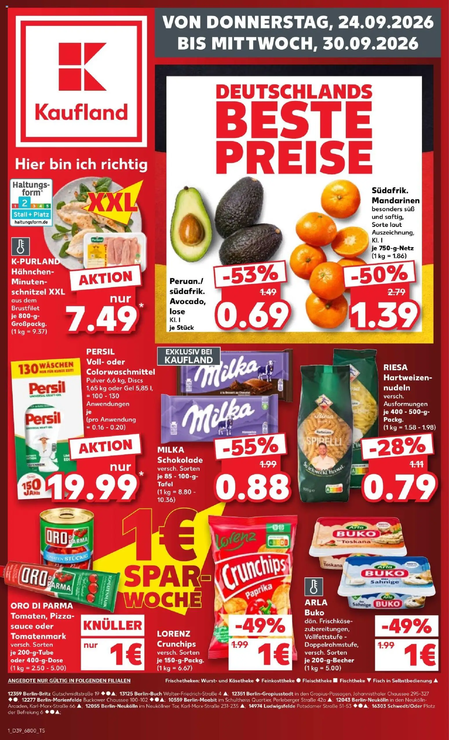 Vorschau von dem Prospekt des Geschäftes Kaufland, gültig ab dem 24.09.2026