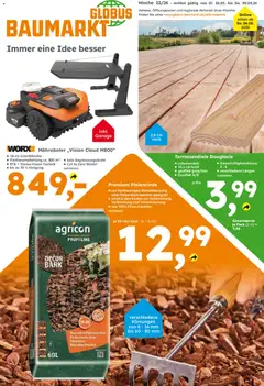 Vorschau von dem Prospekt des Geschäftes Globus Baumarkt, gültig ab dem 26.05.2026