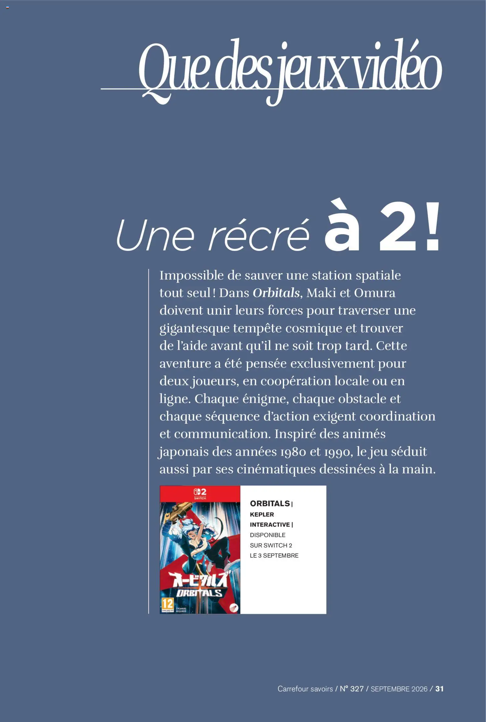 Prévisualisation de Carrefour A chacun sa culture du magasin Carrefour formulaire valide 01/09/2026 - Jeux, Vidéo, Jeu vidéo