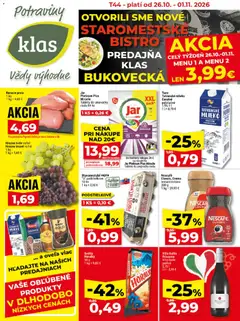 Náhľad Klas letáku platného od 26.10.2026