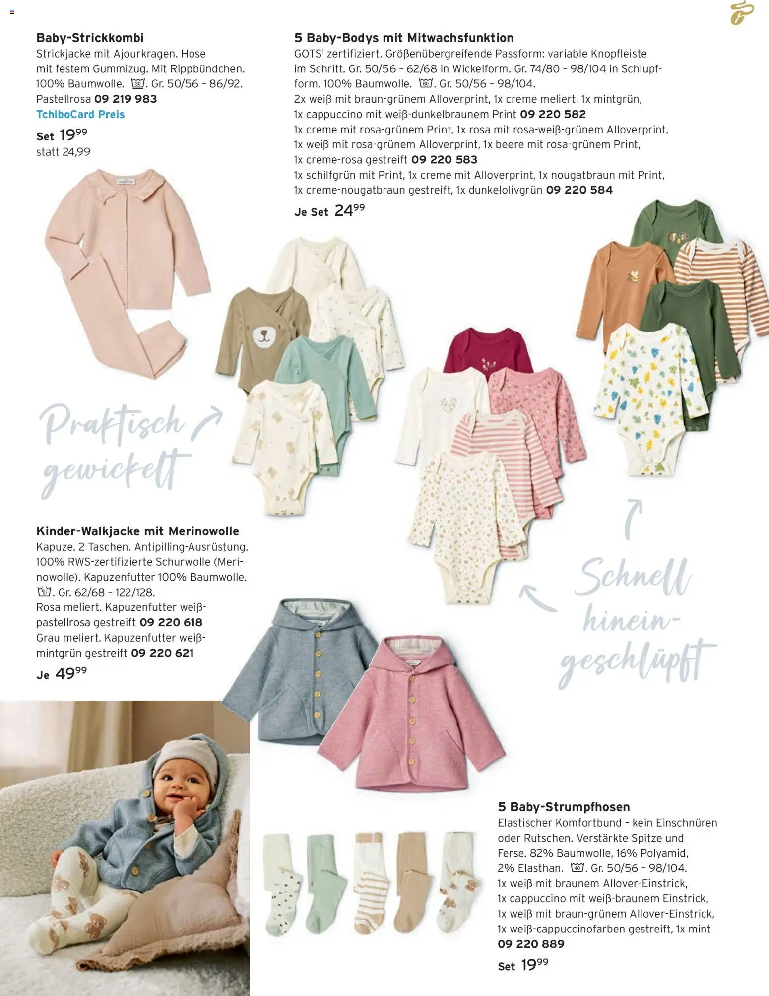Vorschau von dem Prospekt des Geschäftes Tchibo, gültig ab dem 01.09.2026 - Hose, Strickjacke, Creme