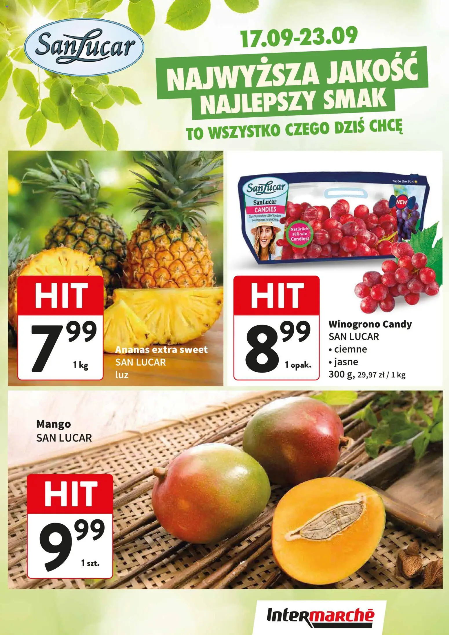 Pogląd gazetki "Intermarche gazetka - Świeży Hit" ze sklepu Intermarche ważnej od 17.09.2026