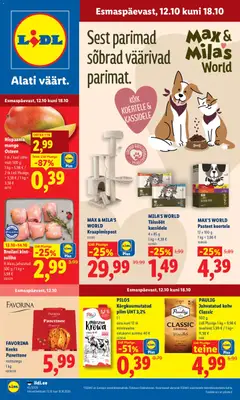 Lidl kliendilehe eelvaade alates 12.10.2026