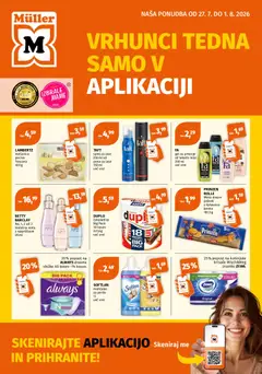 Predogled kataloga iz trgovine Müller veljaven od 27.07.2026