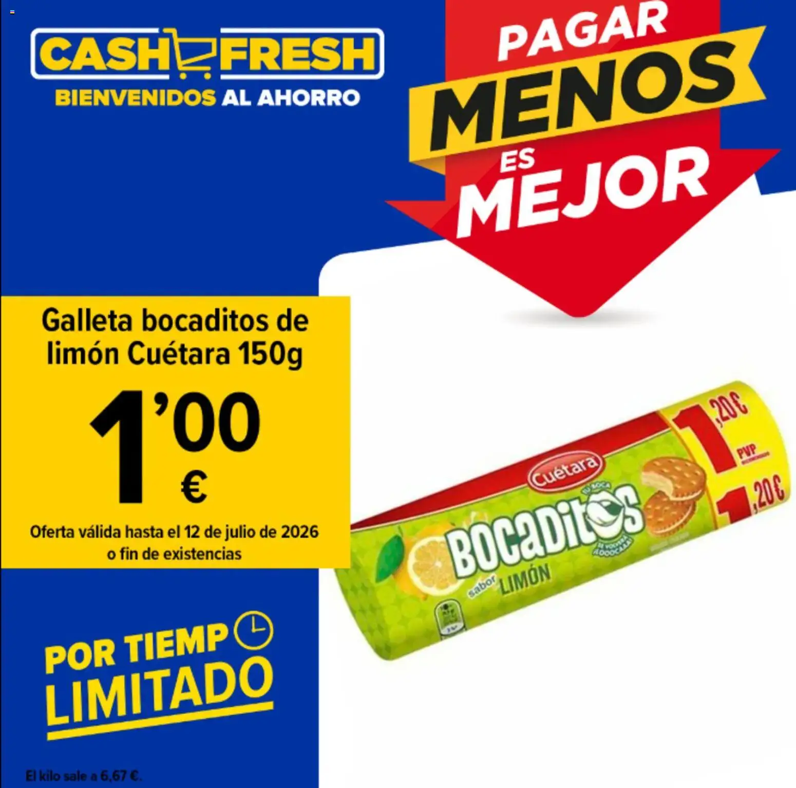 Vista previa del folleto de la tienda Cash Fresh válido desde el 10/07/2026 - Limón