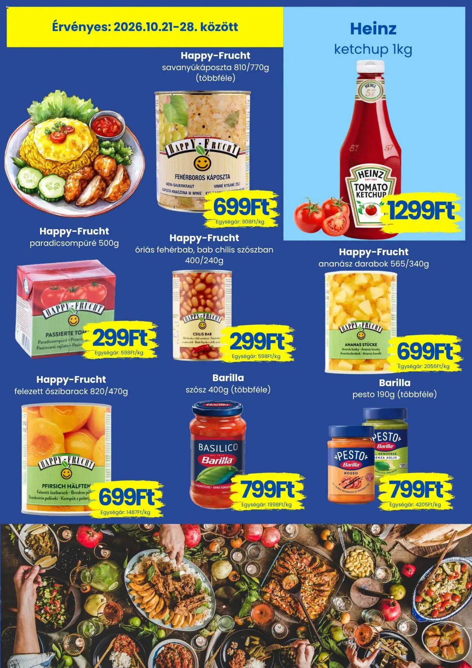 Magnetic - Magnetic akciós újság megtekintése, amely érvényes 2026.10.21.-től - Pesto, Ananász, Őszibarack, Bab, Ketchup, Chili, Barilla, Szósz