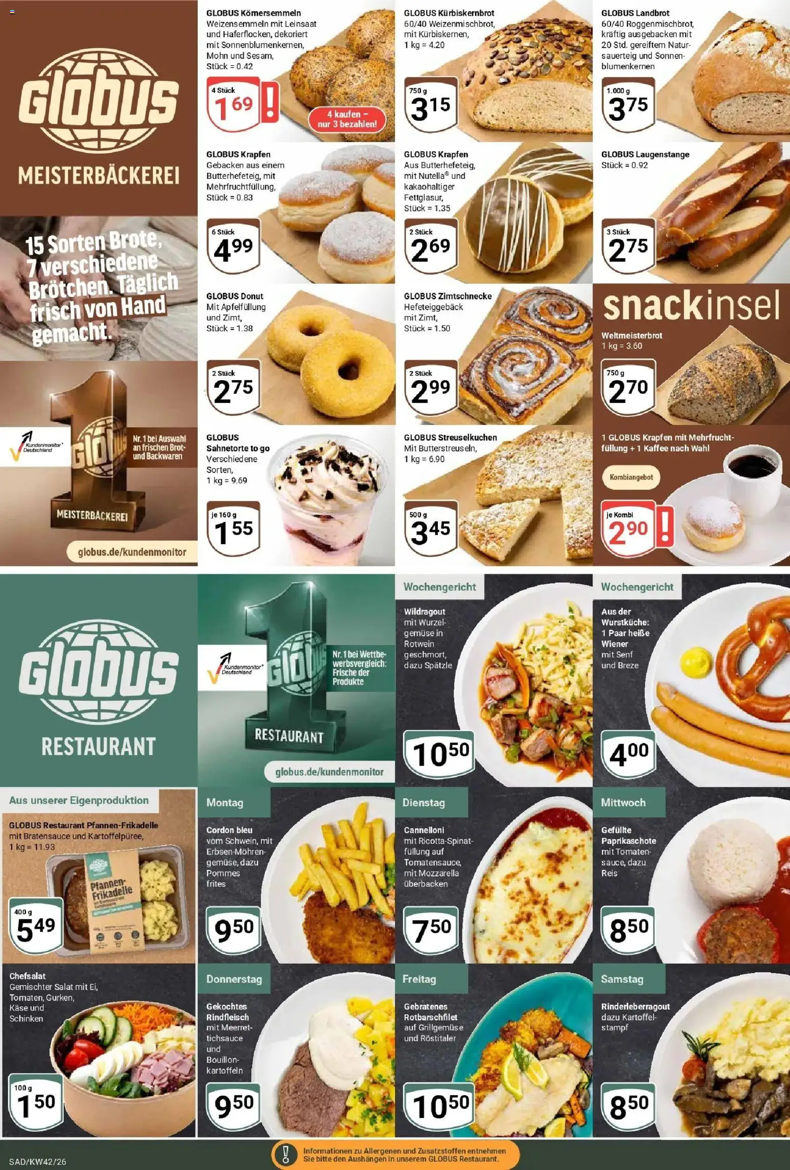 Vorschau von dem Prospekt des Geschäftes Globus, gültig ab dem 12.10.2026