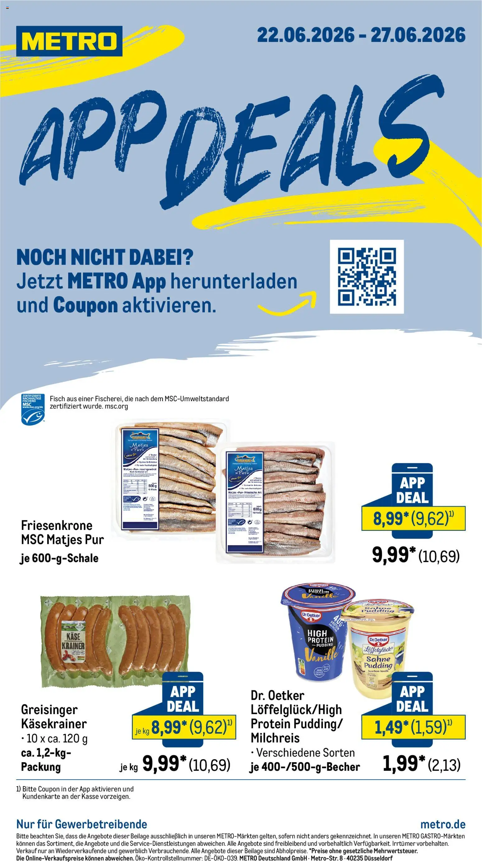 Vorschau von dem Prospekt des Geschäftes Metro, gültig ab dem 22.06.2026