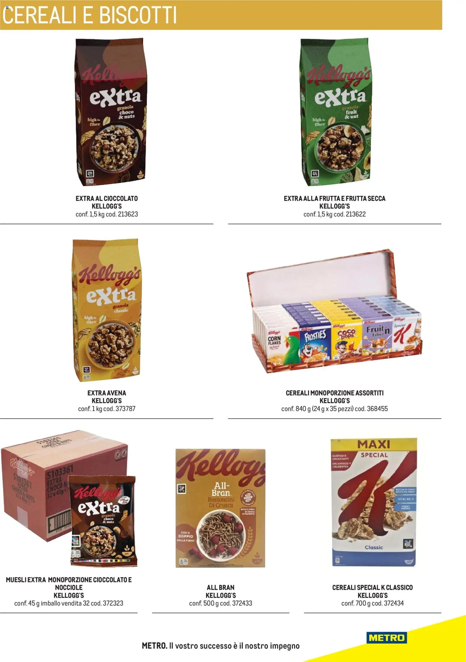 Anteprima dell'opuscolo Metro volantino Hotel dal negozio Metro valido da 31/08/2026 - Biscotti, Cioccolato, Frutta, Cereali, Muesli, Frutta secca, Nocciole