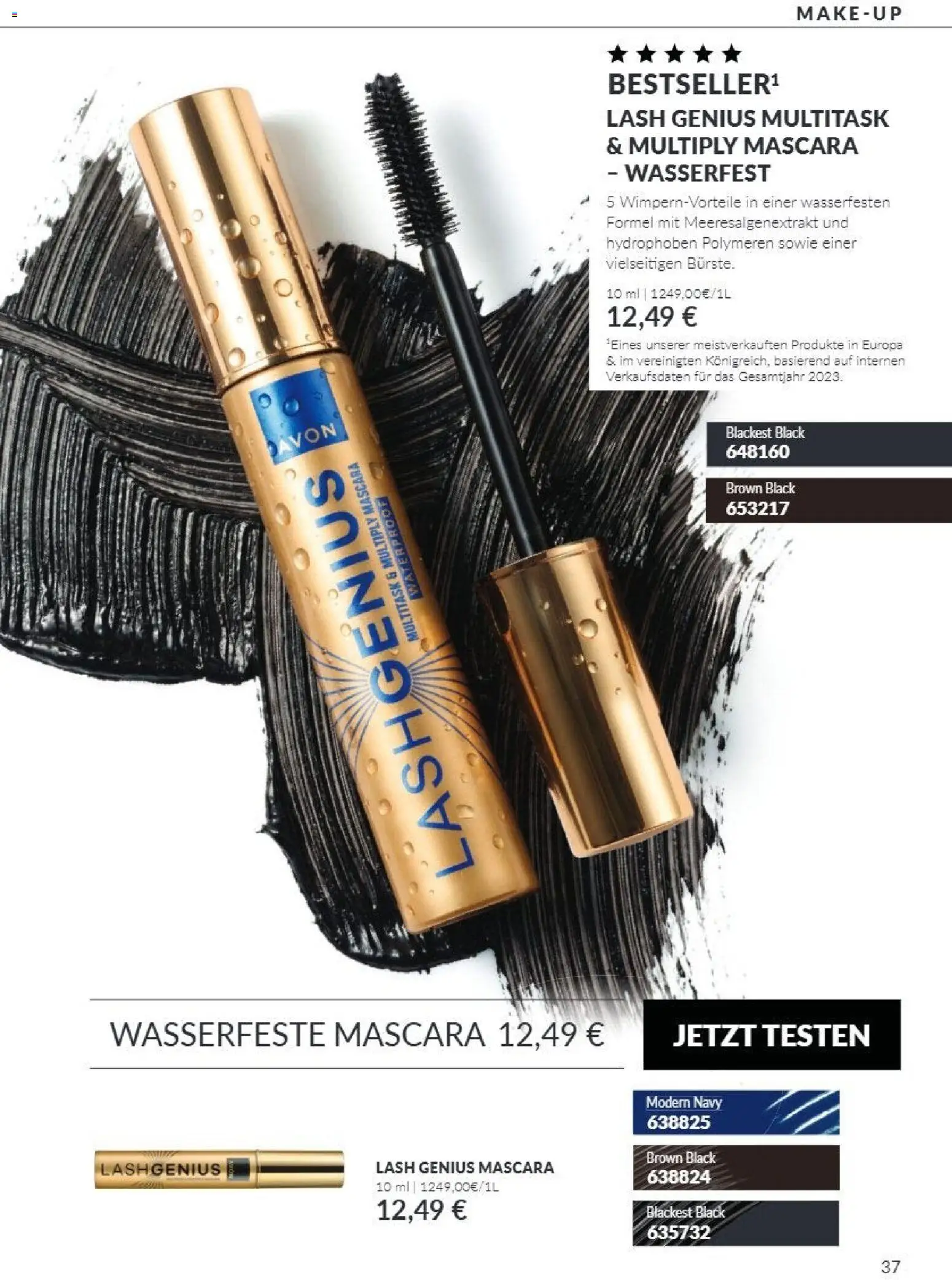 Vorschau von dem Prospekt des Geschäftes Avon, gültig ab dem 01.10.2026 - Mascara