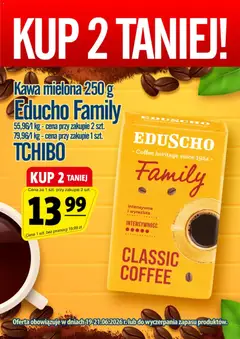 Pogląd gazetki "Prim Market promocja - Kawa Mielona Eduscho Family" ze sklepu Prim Market ważnej od 19.06.2026