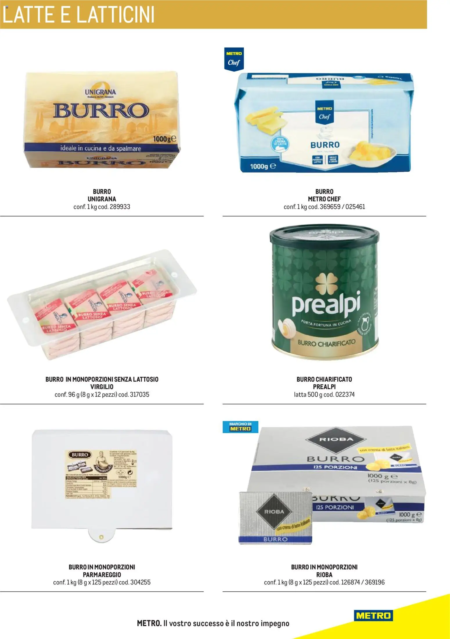 Anteprima dell'opuscolo Metro volantino Hotel dal negozio Metro valido da 31/08/2026 - Crema, Latte, Porta, Burro, Senza lattosio