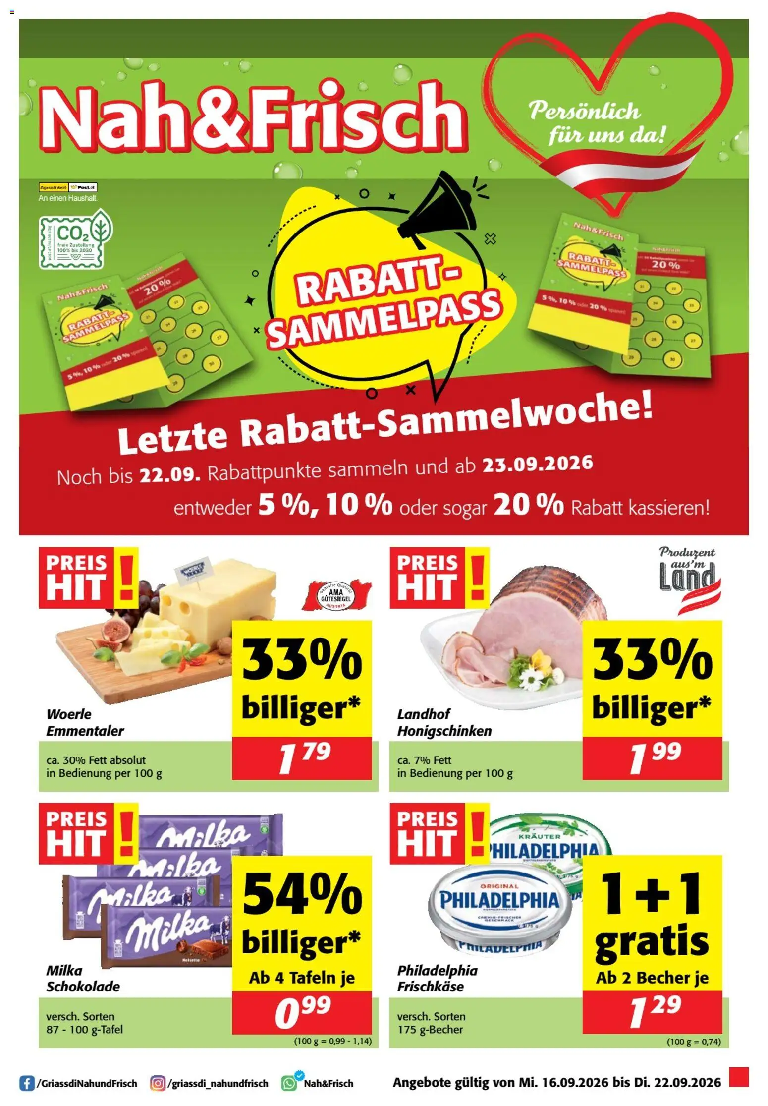 Vorschau der Angebote: Nah und Frisch Nah und Frisch Flugblatt gültig ab 16.09.2026