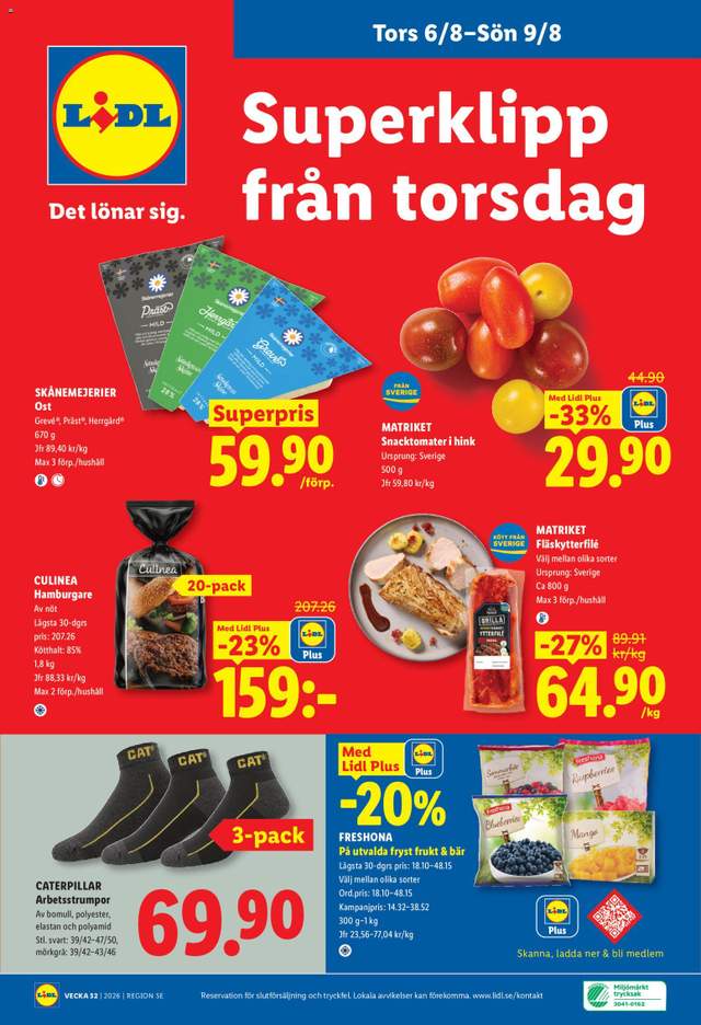Nytt Lidl reklamblad från 03/08
