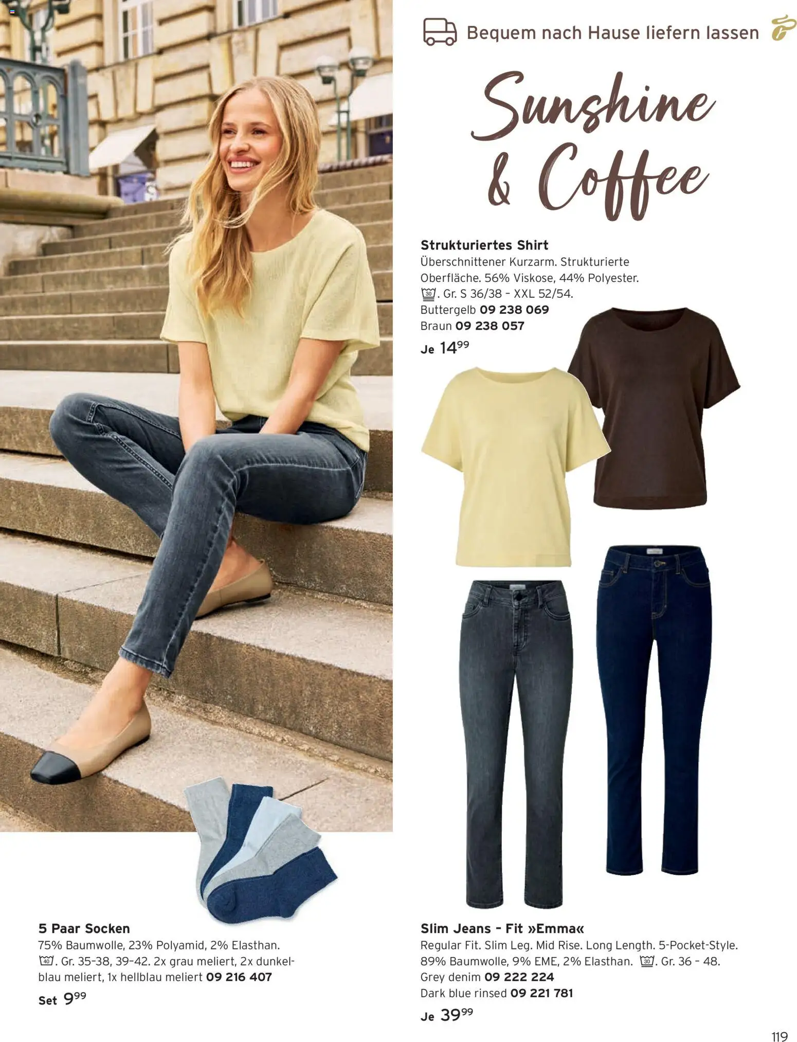 Vorschau von dem Prospekt des Geschäftes Tchibo, gültig ab dem 01.09.2026 - Jeans, Socken, Shirt
