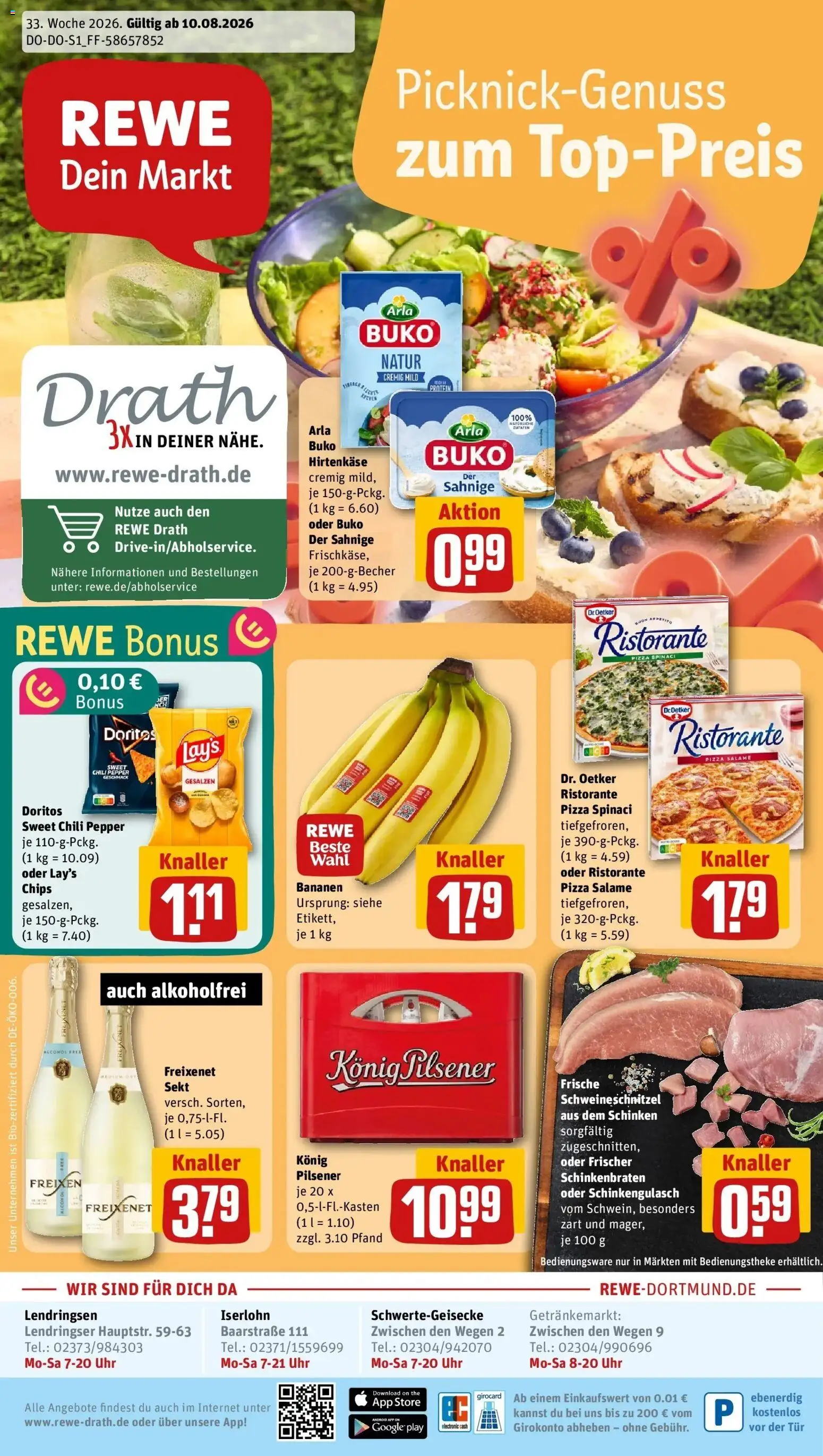 Vorschau von dem Prospekt des Geschäftes Rewe, gültig ab dem 10.08.2026