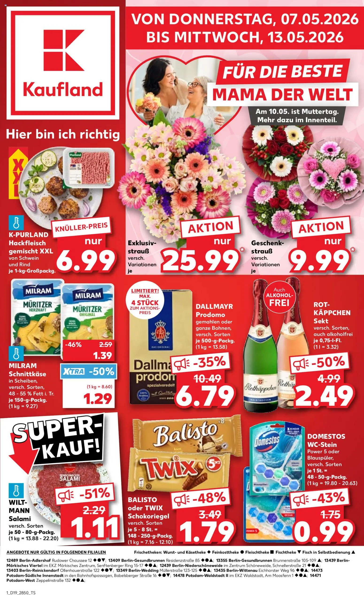 Vorschau von dem Prospekt des Geschäftes Kaufland, gültig ab dem 07.05.2026