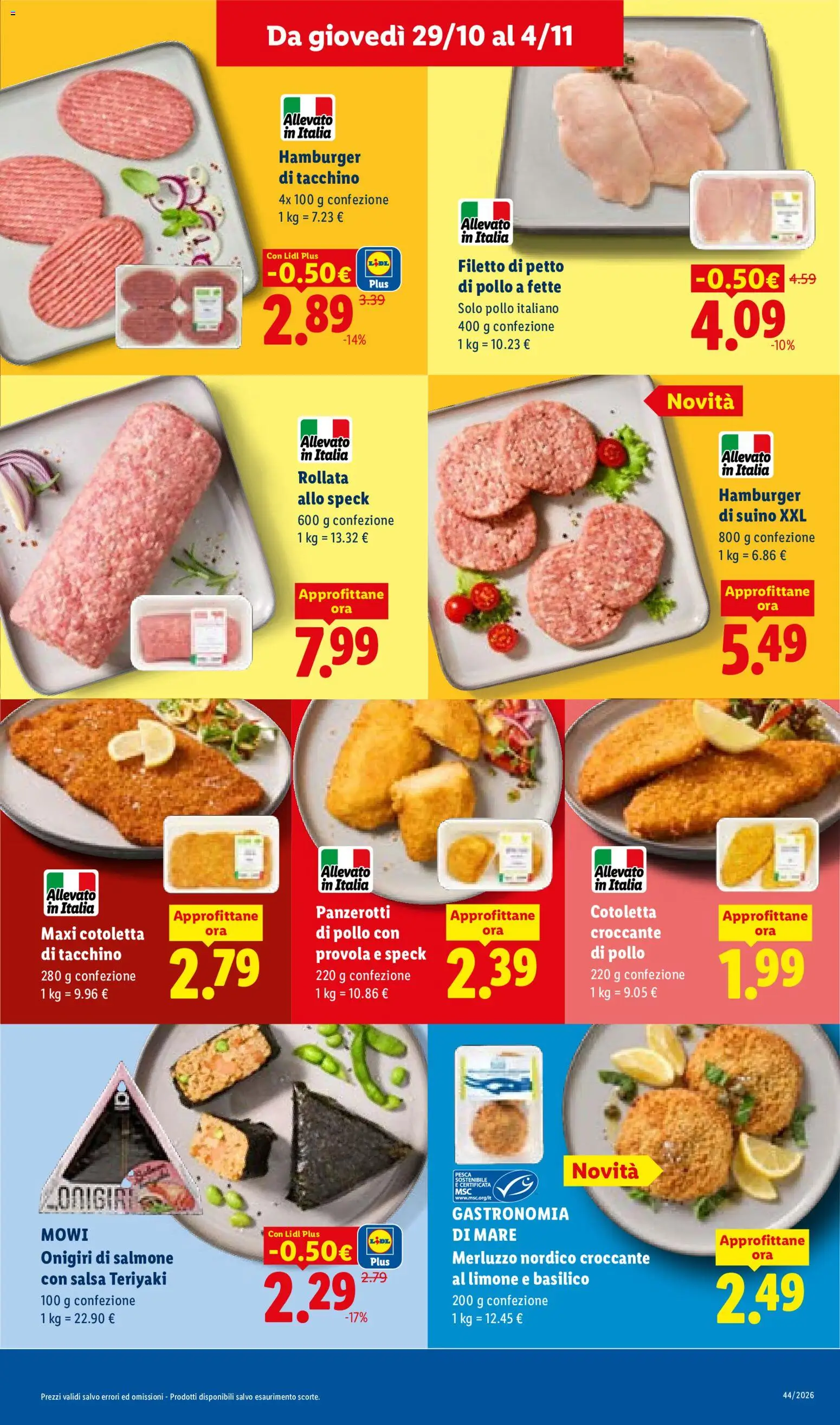 Anteprima dell'opuscolo Lidl volantino Sardegna dal negozio Lidl valido da 29/10/2026