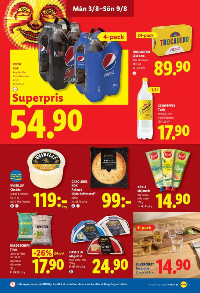 Nytt Lidl reklamblad från 03/08