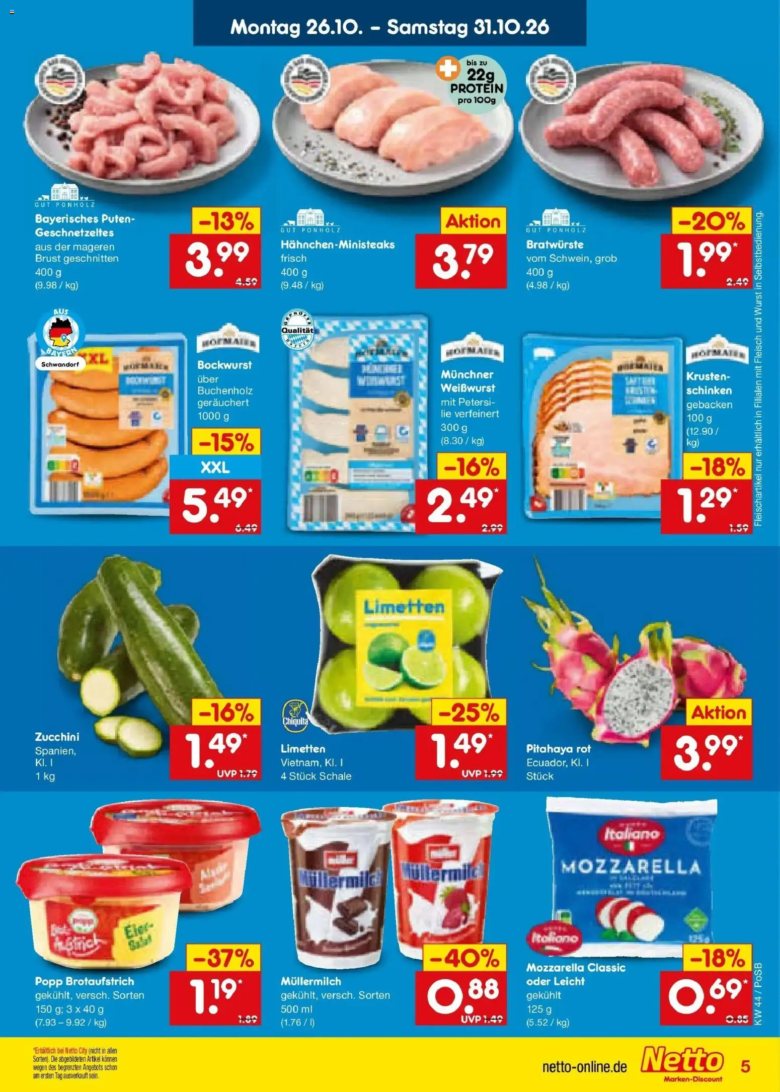 Vorschau von dem Prospekt des Geschäftes Netto Marken-Discount, gültig ab dem 26.10.2026