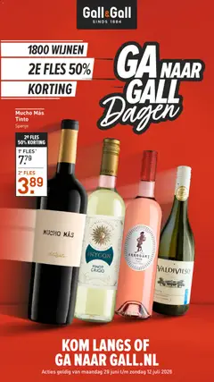 Voorbeeld van Gall en Gall folder van winkel Gall en Gall geldig vanaf 29-06-2026