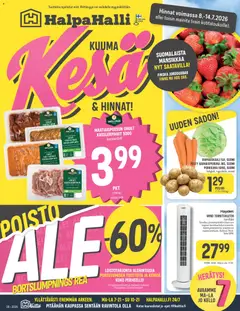 Kaupan Halpa Halli Halpa Halli tarjoukset esikatselu, voimassa 08/07/2026