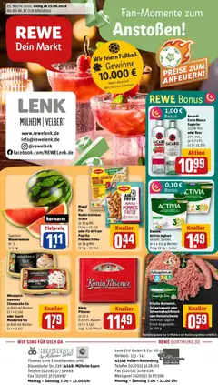 Vorschau von dem Prospekt des Geschäftes Rewe, gültig ab dem 14.06.2026