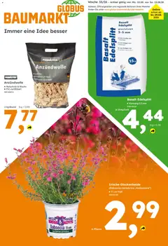 Vorschau von dem Prospekt des Geschäftes Globus Baumarkt, gültig ab dem 10.08.2026