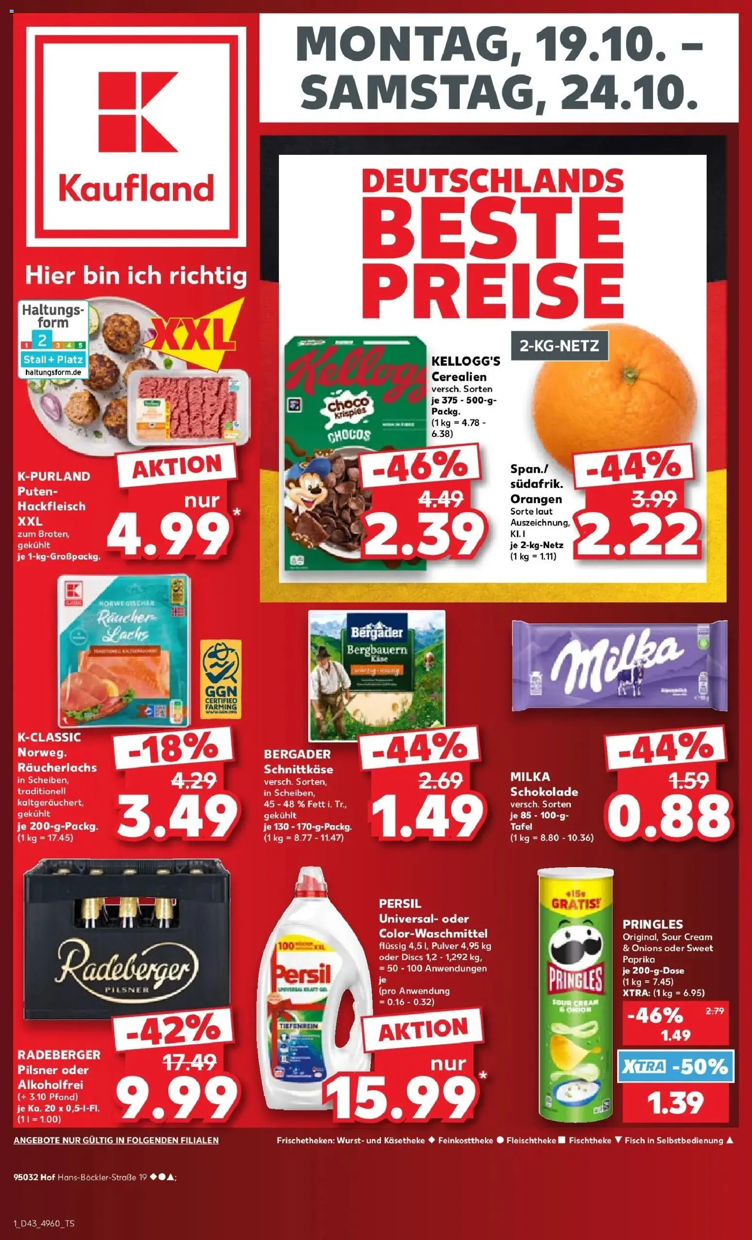 Vorschau von dem Prospekt des Geschäftes Kaufland, gültig ab dem 19.10.2026