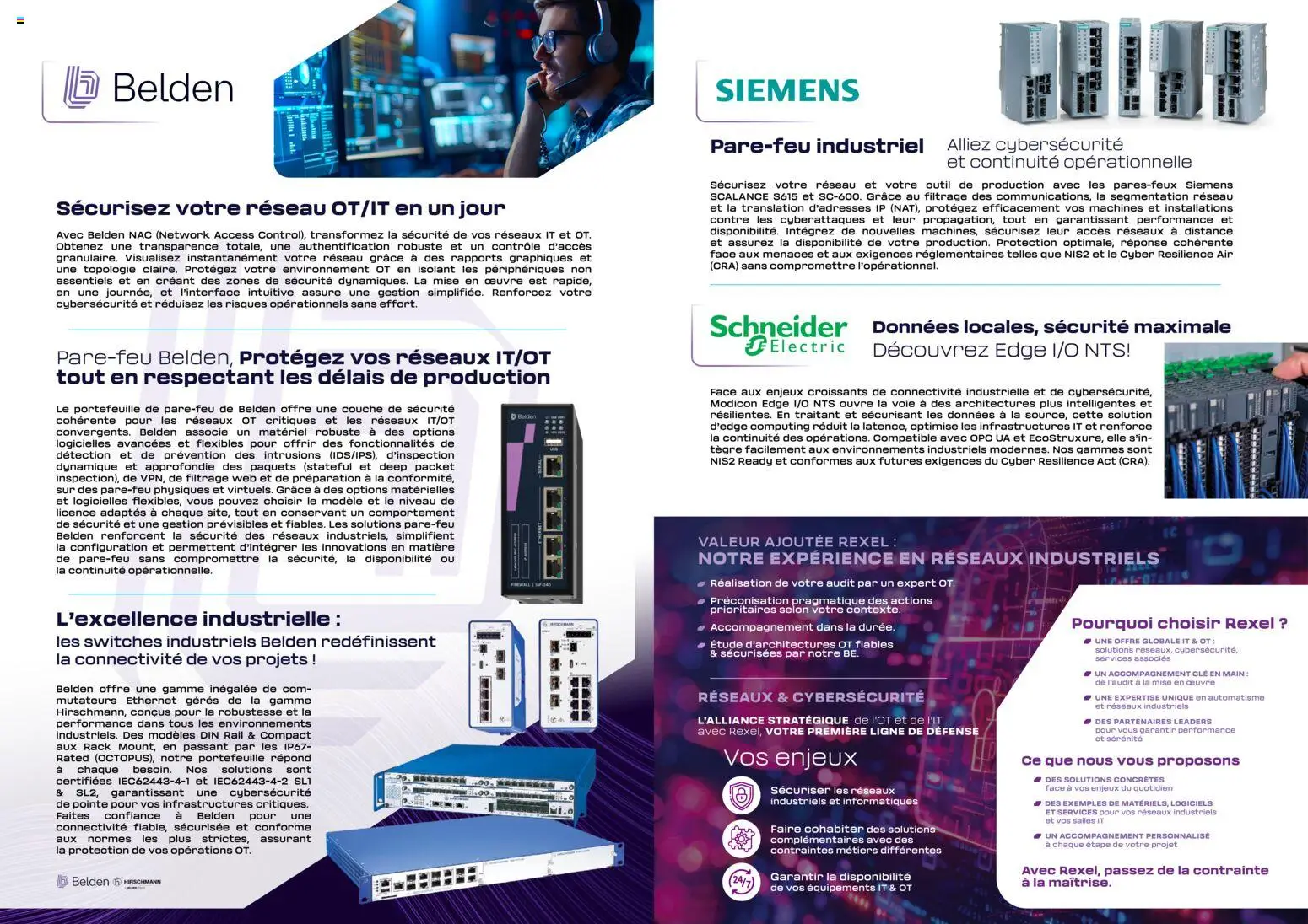 Prévisualisation de Rexel catalogue Cybersécurité du magasin Rexel formulaire valide 01/10/2026 - Clé, Portefeuille