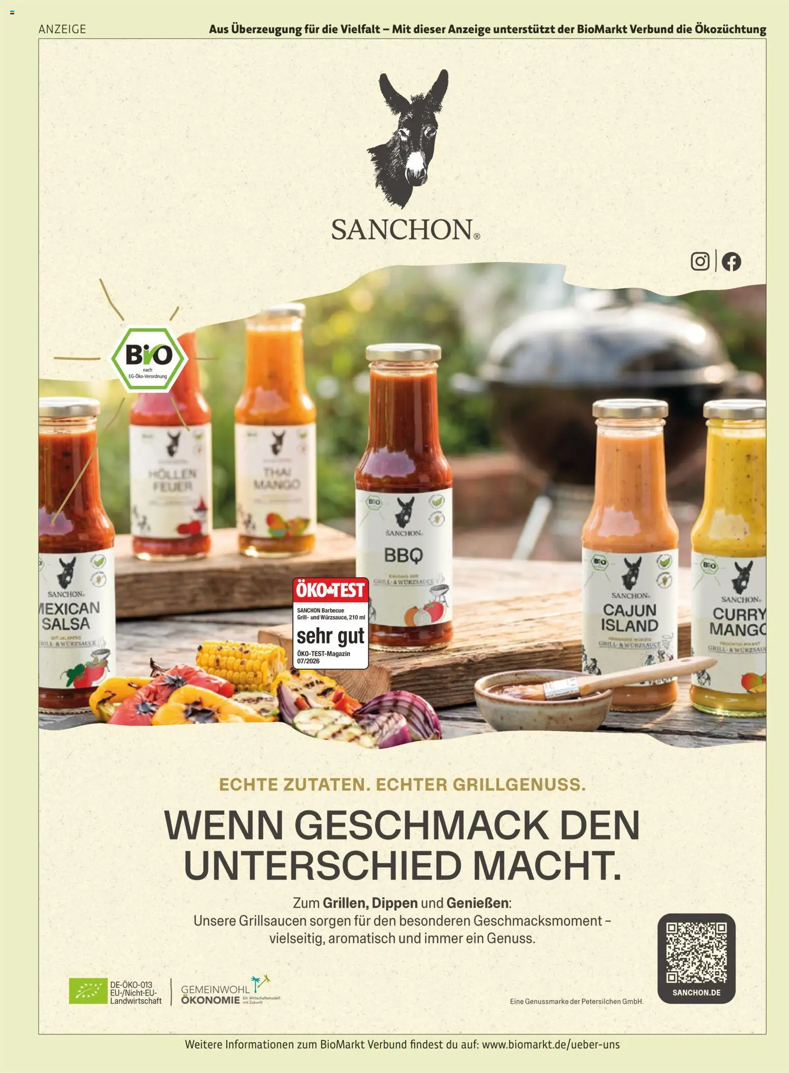 Vorschau von dem Prospekt des Geschäftes Denns BioMarkt, gültig ab dem 26.10.2026 - Mango, Grill