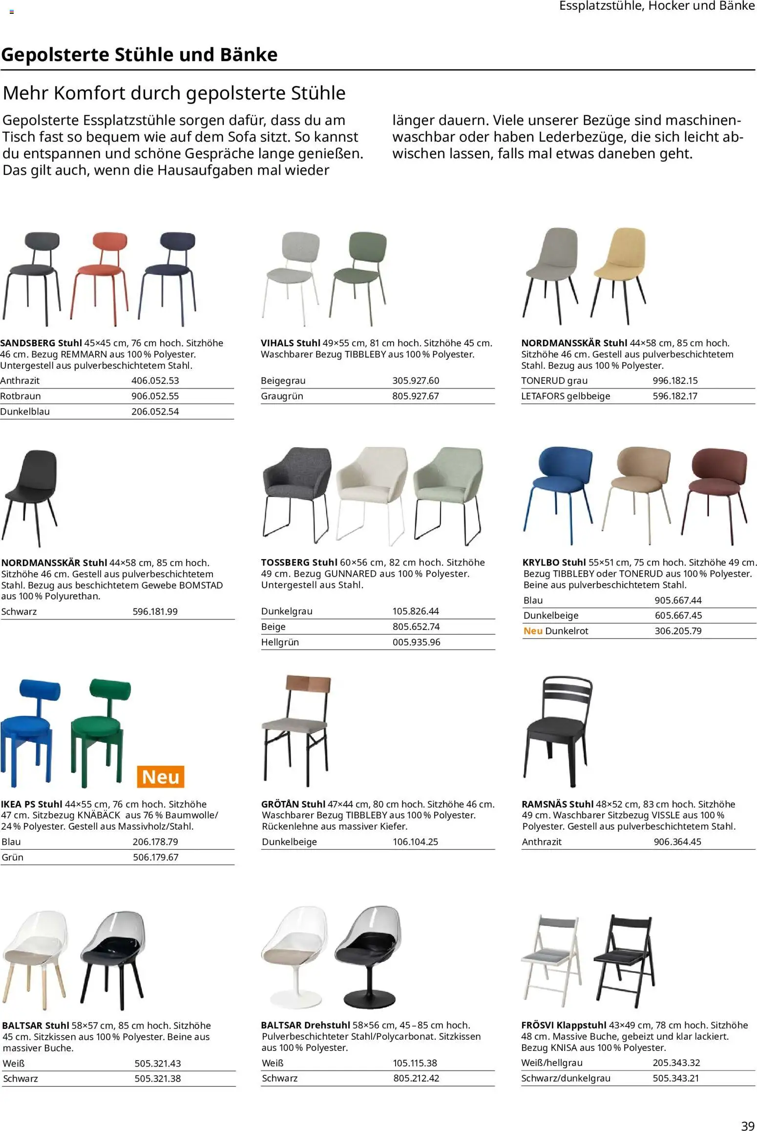 Vorschau von dem Prospekt des Geschäftes Ikea, gültig ab dem 11.09.2026 - Sofa, Stuhl, Hocker, Tisch