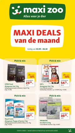 Voorbeeld van Maxi Zoo Folder van winkel Maxi Zoo geldig vanaf 02/09/2026