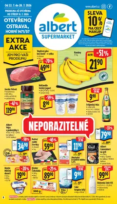 Náhled nabídky: Albert Albert leták - Supermarket - Ostrava platný od 22.07.2026