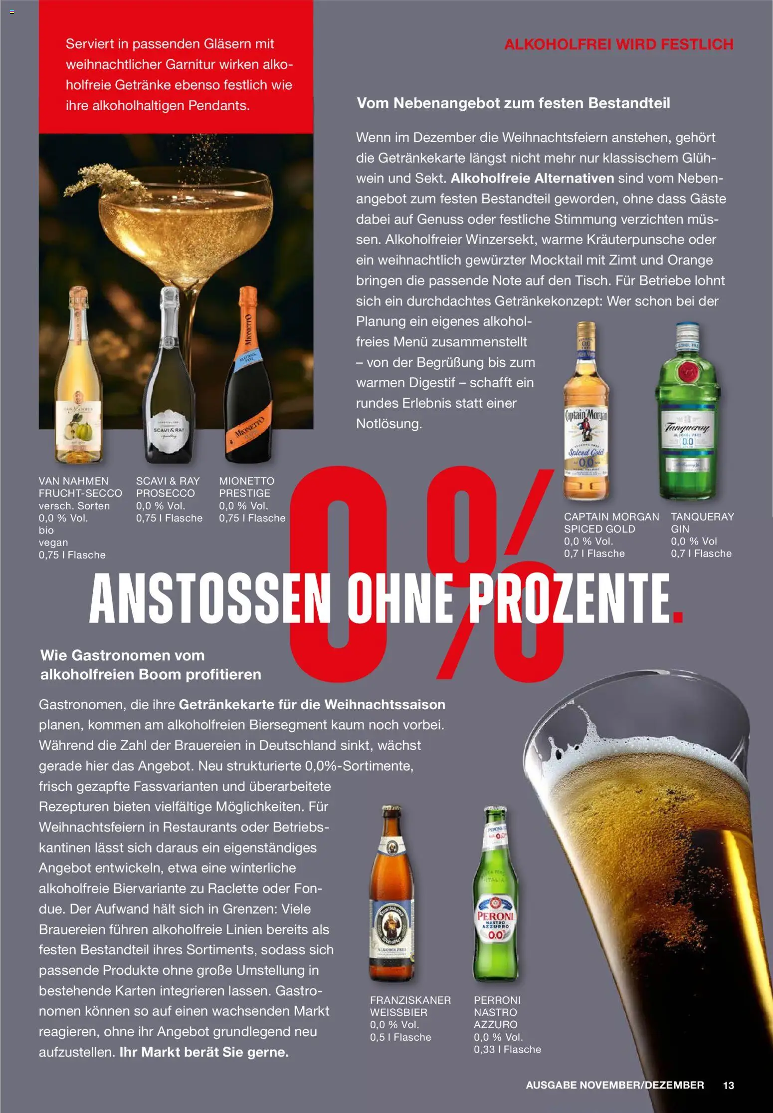 Vorschau von dem Prospekt des Geschäftes Handelshof, gültig ab dem 01.11.2026 - Raclette, Wein, Alkohol, Prosecco, Captain morgan, Franziskaner, Weißbier, Fruchtsecco