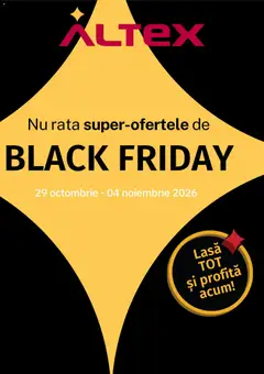 Previzualizarea de cataloage: Altex Altex Black Friday valabil de la 29.10.2026