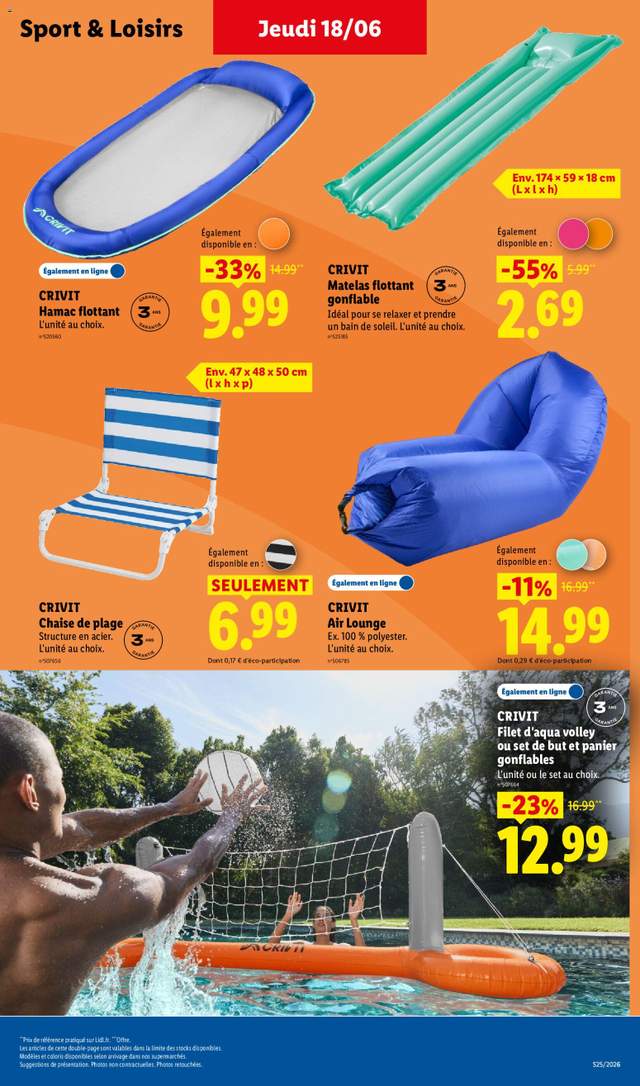 Nouveau catalogue Lidl à partir du 18/06