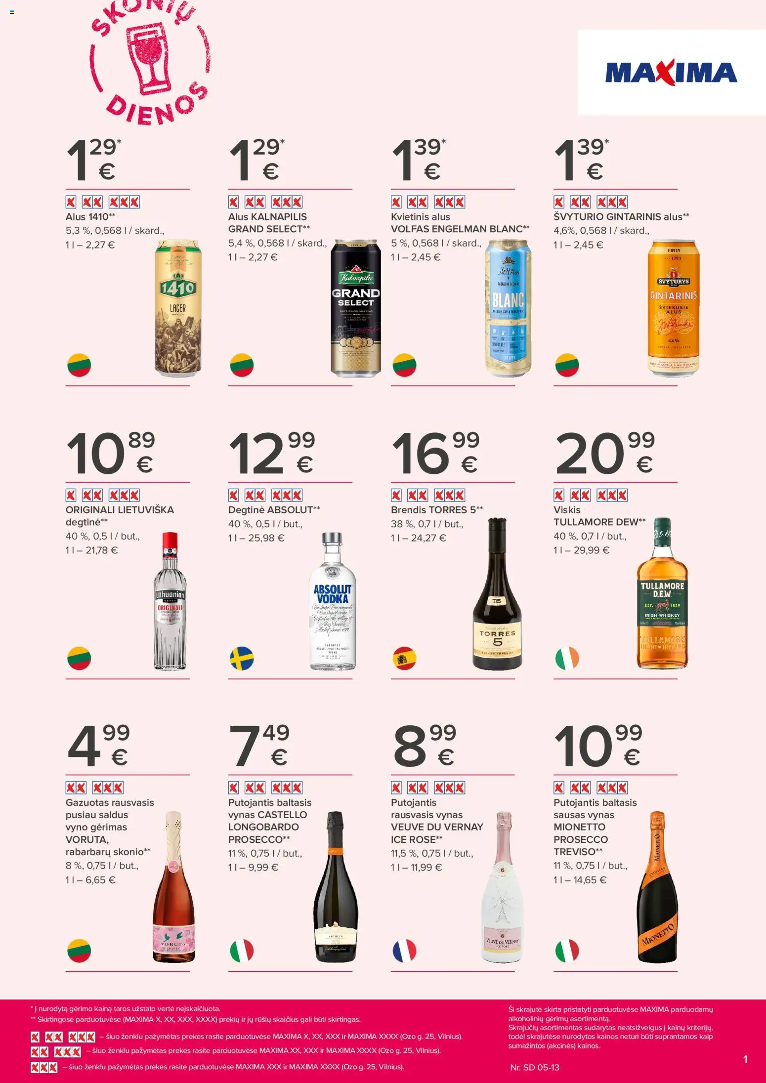MAXIMA parduotuvės leidinio MAXIMA leidinys - Skonių dienos galiojančio nuo 2026.04.30 peržiūra