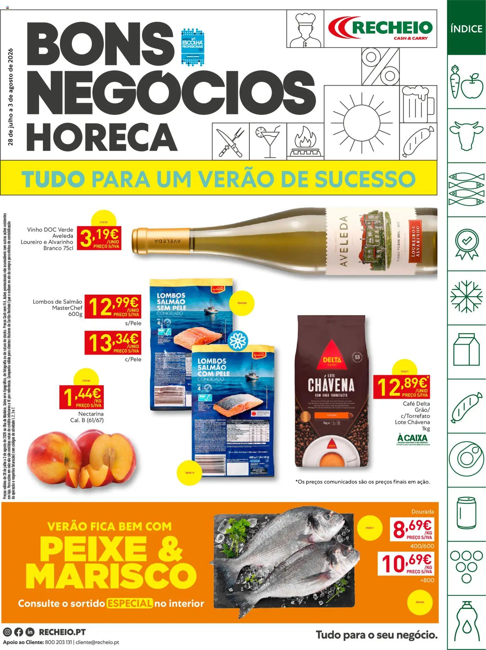 Pré-visualização do folheto da loja Recheio válida a partir de 28/07/2026
