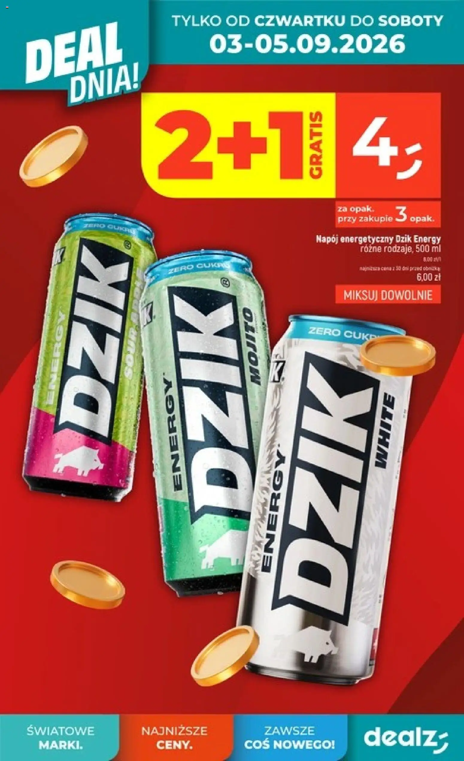 Pogląd gazetki "Dealz gazetka - Deal dnia" ze sklepu Dealz ważnej od 03.09.2026
