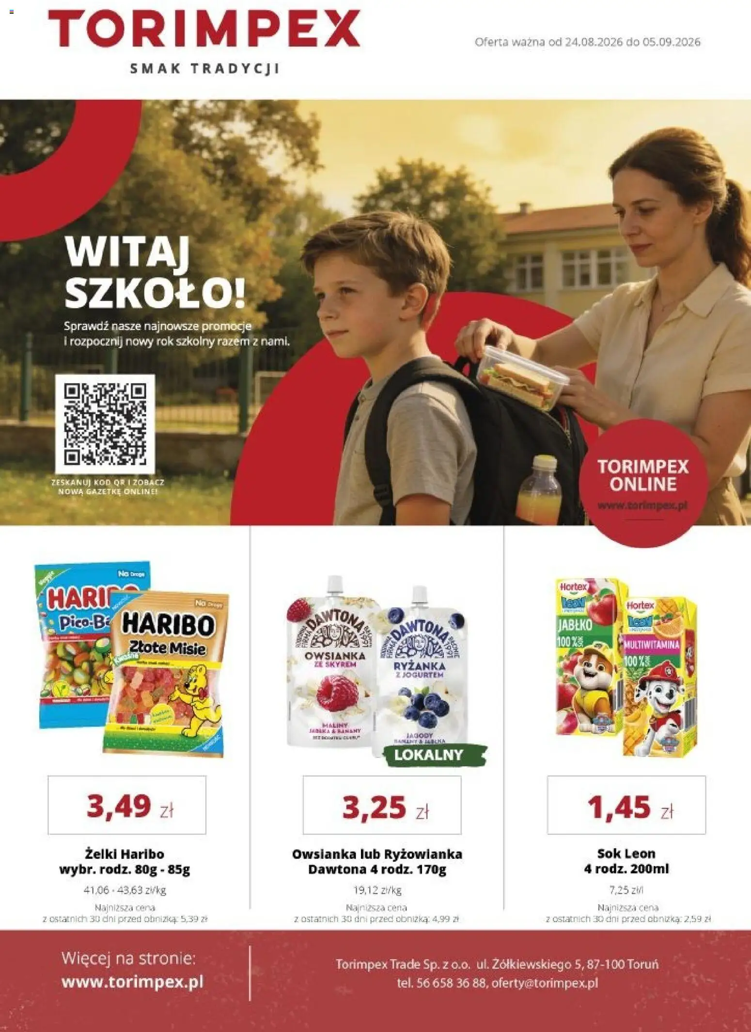 Pogląd gazetki "Torimpex gazetka" ze sklepu Torimpex ważnej od 24.08.2026